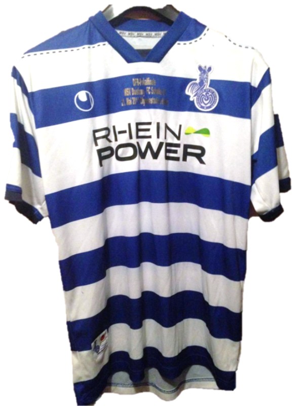 MSV Duisburg 2010-11 Home Kit