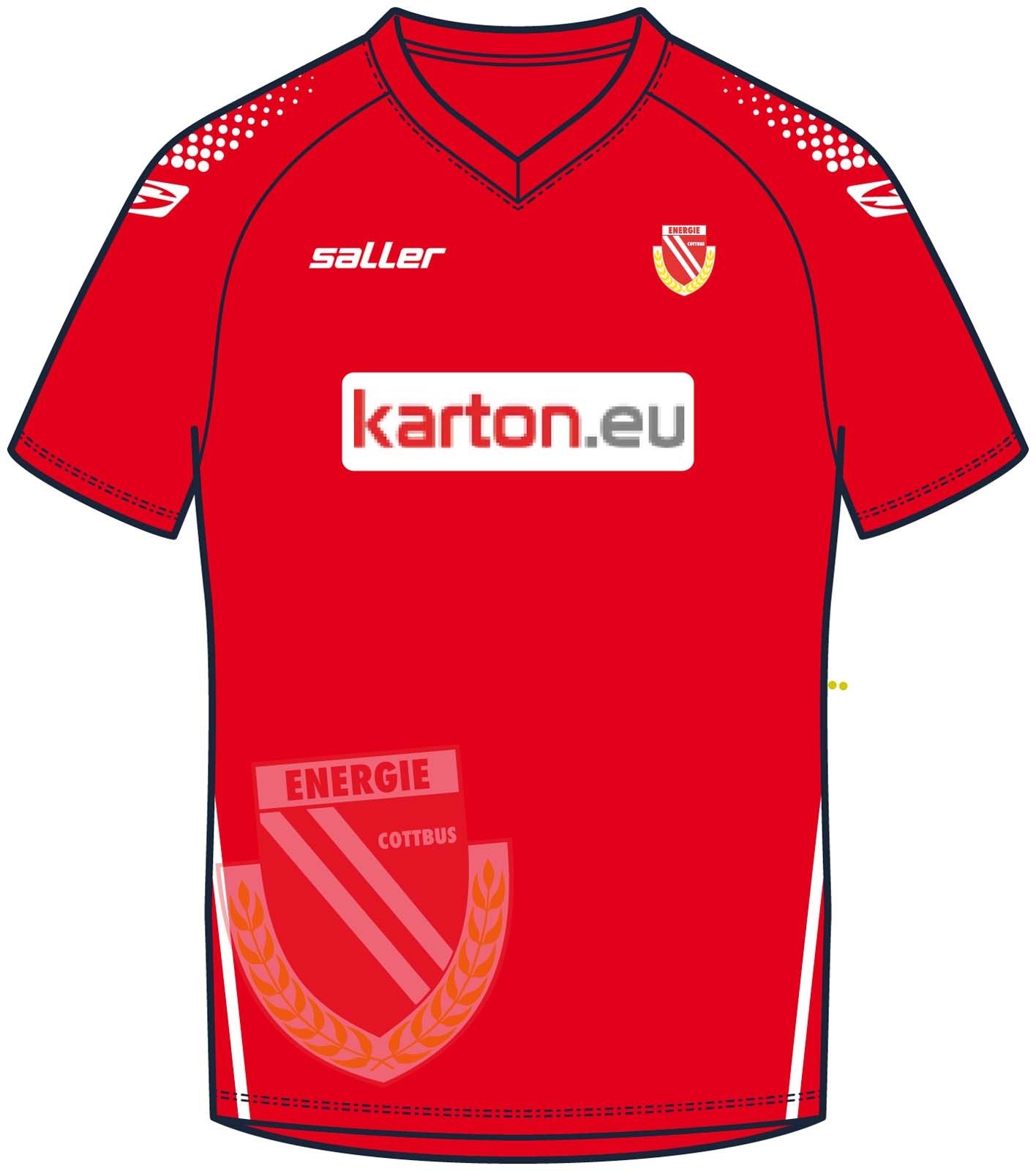 Energie Cottbus 2015-16 Home Kit