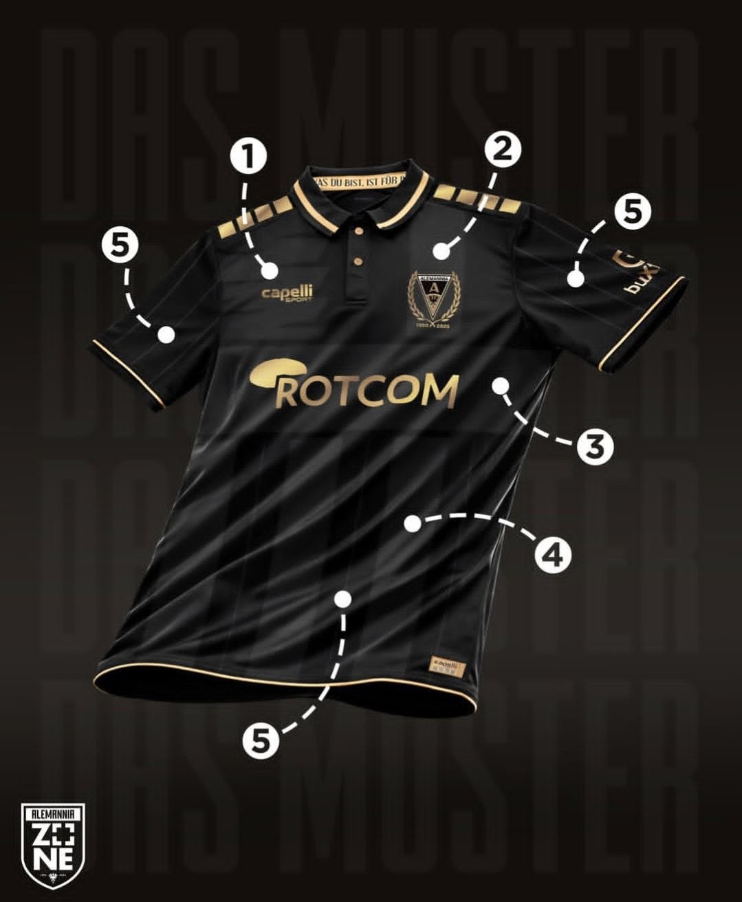 Alemannia Aachen 2025-26 Anniversary Kit