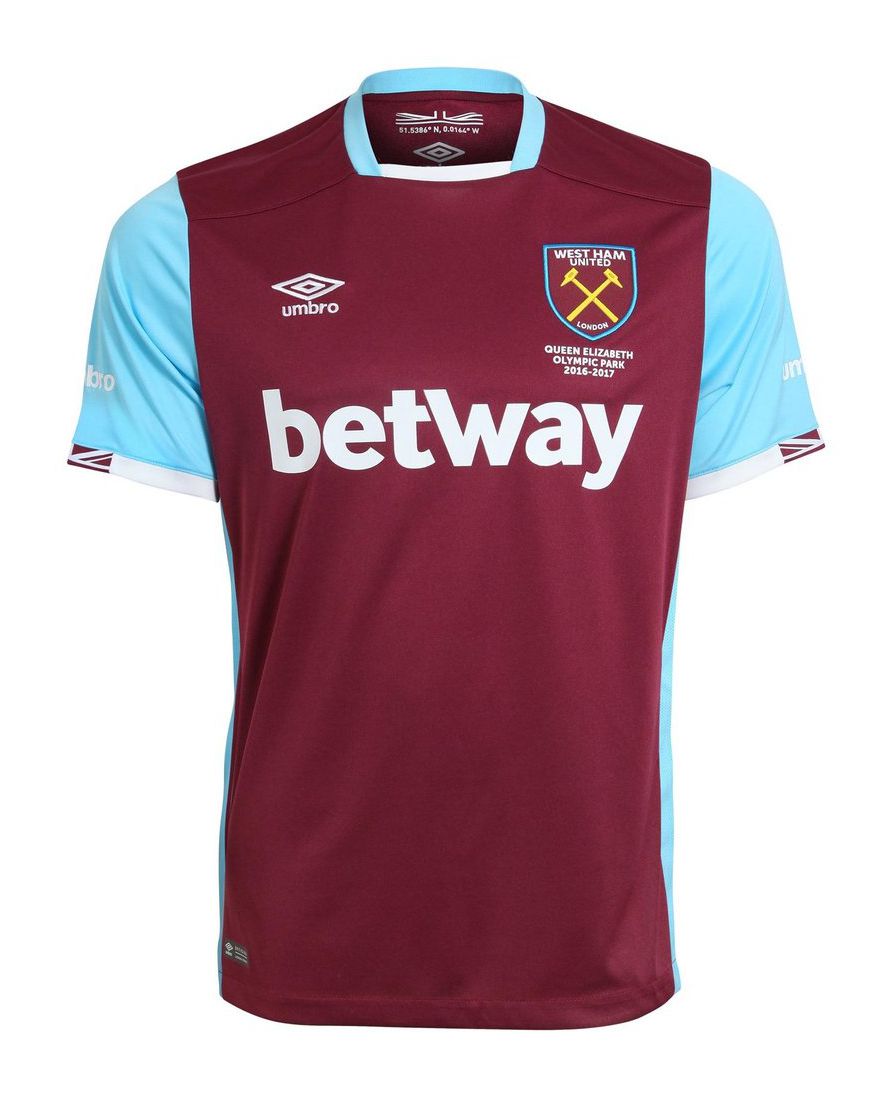 West Ham United 2016-17 Home Kit