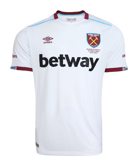 West Ham United 2016-17 Away Kit