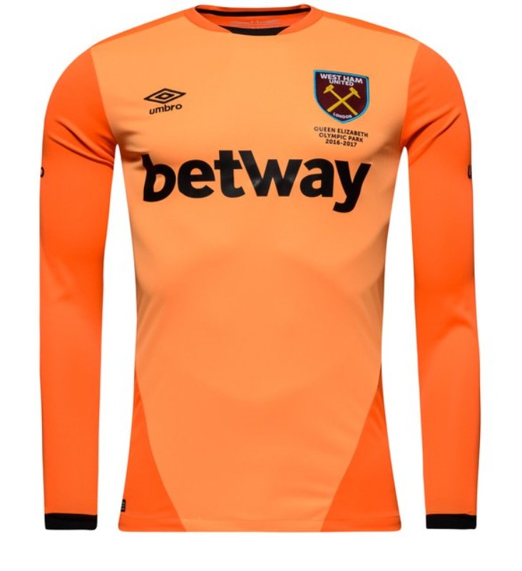 West Ham United 2016-17 GK Home Kit