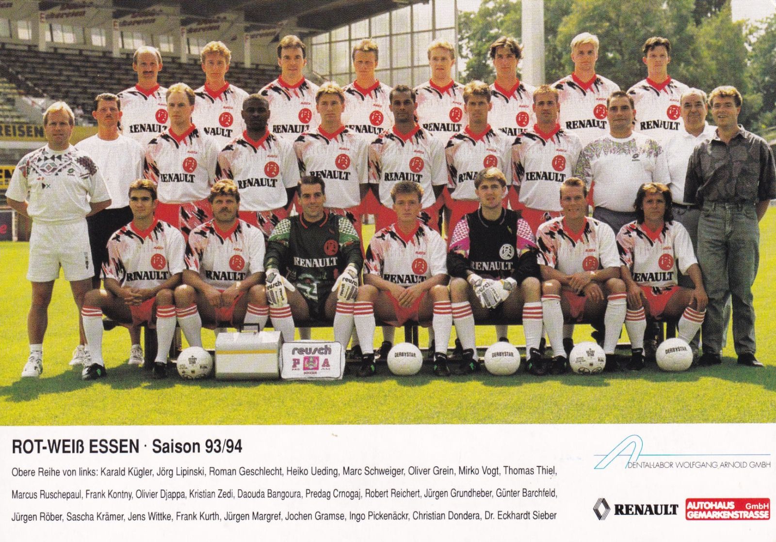 Rot-Weiss Essen 1993-94 Home Kit