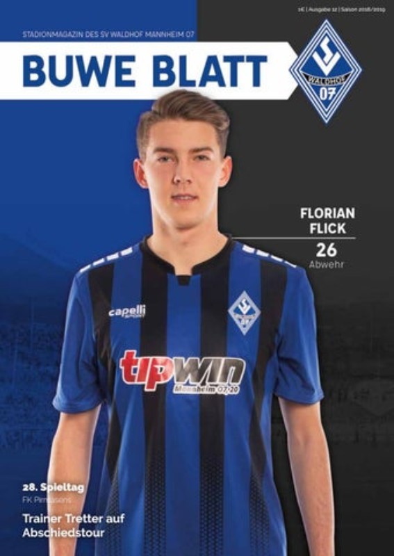Waldhof Mannheim 2018-19 Home Kit