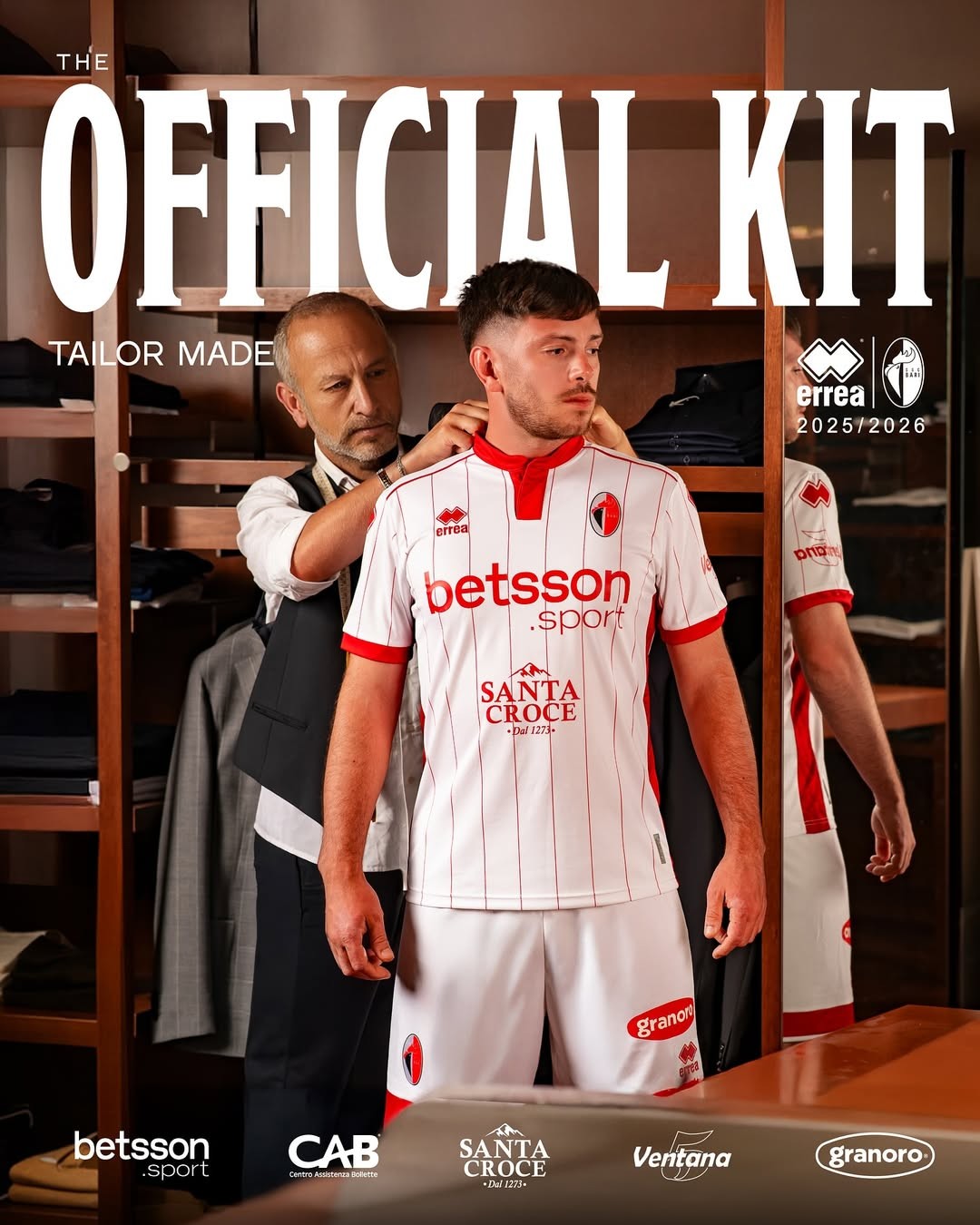 SSC Bari 2025-26 Home Kit