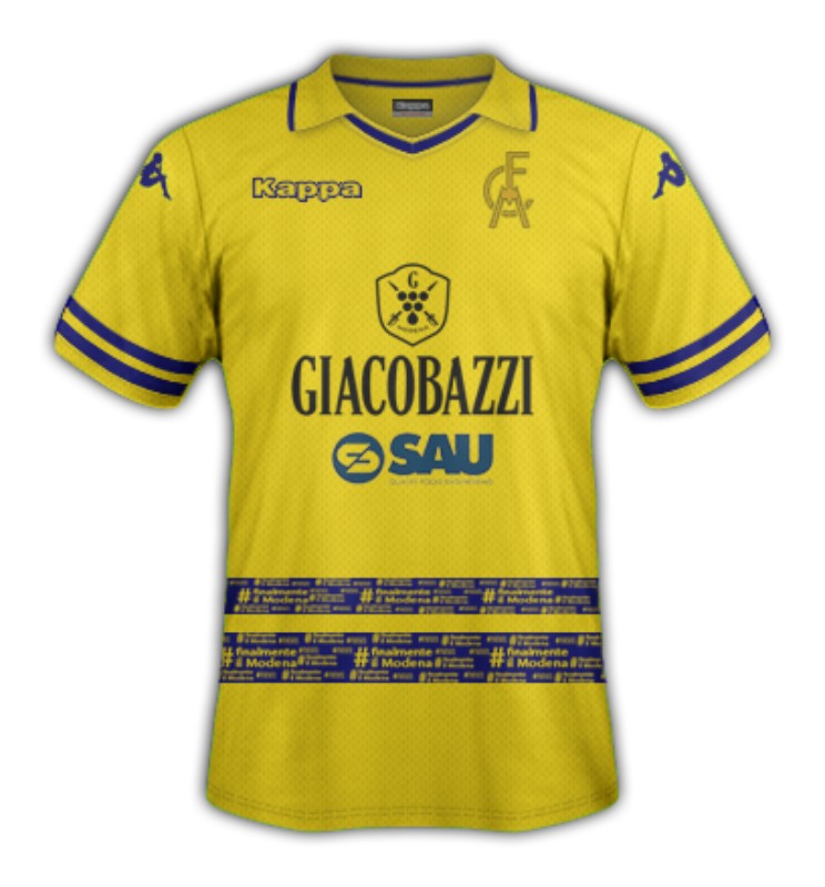 Modena FC 2018 SSD 2018-19 Home Kit