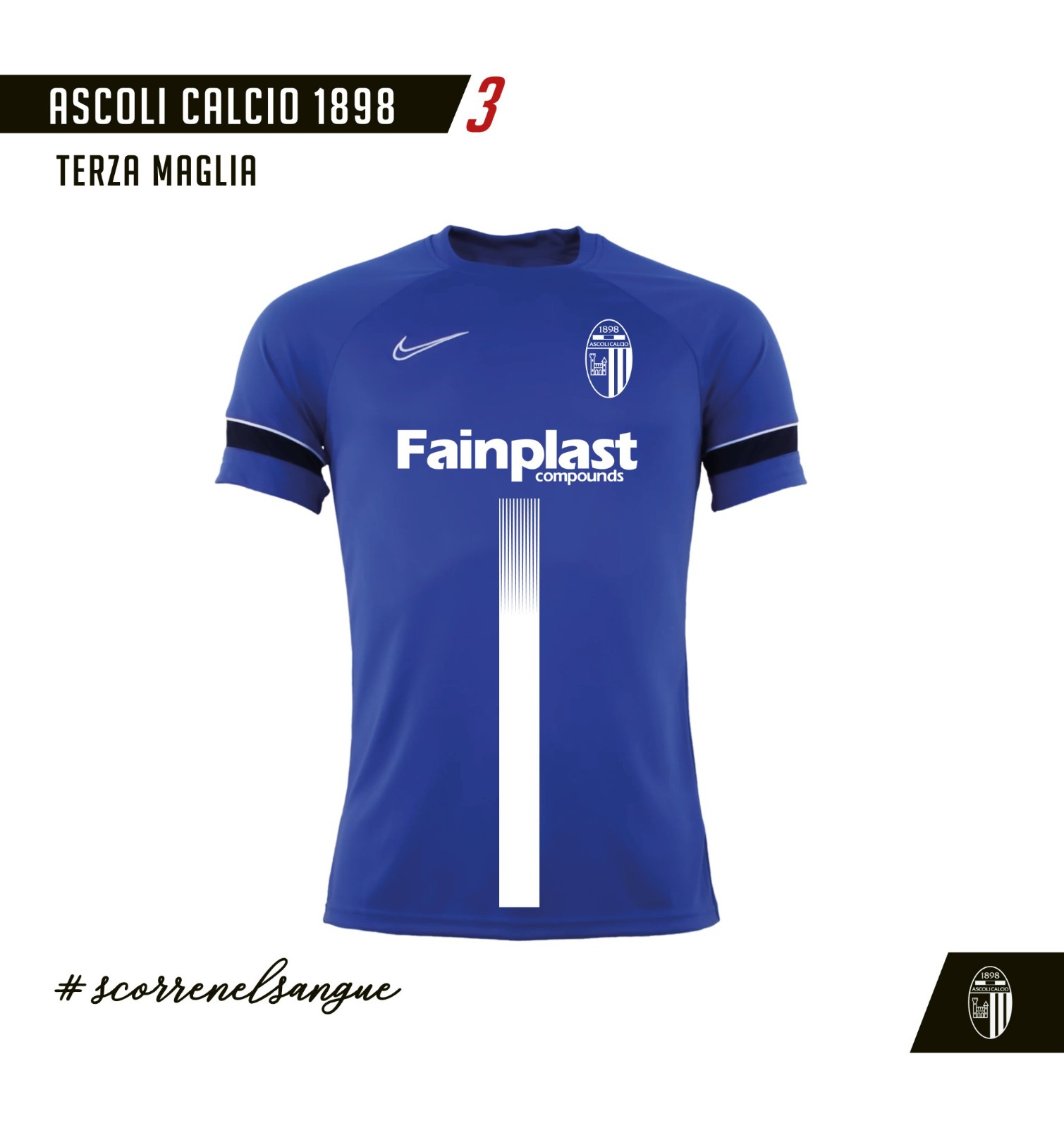 Ascoli 2022-23 Third Kit
