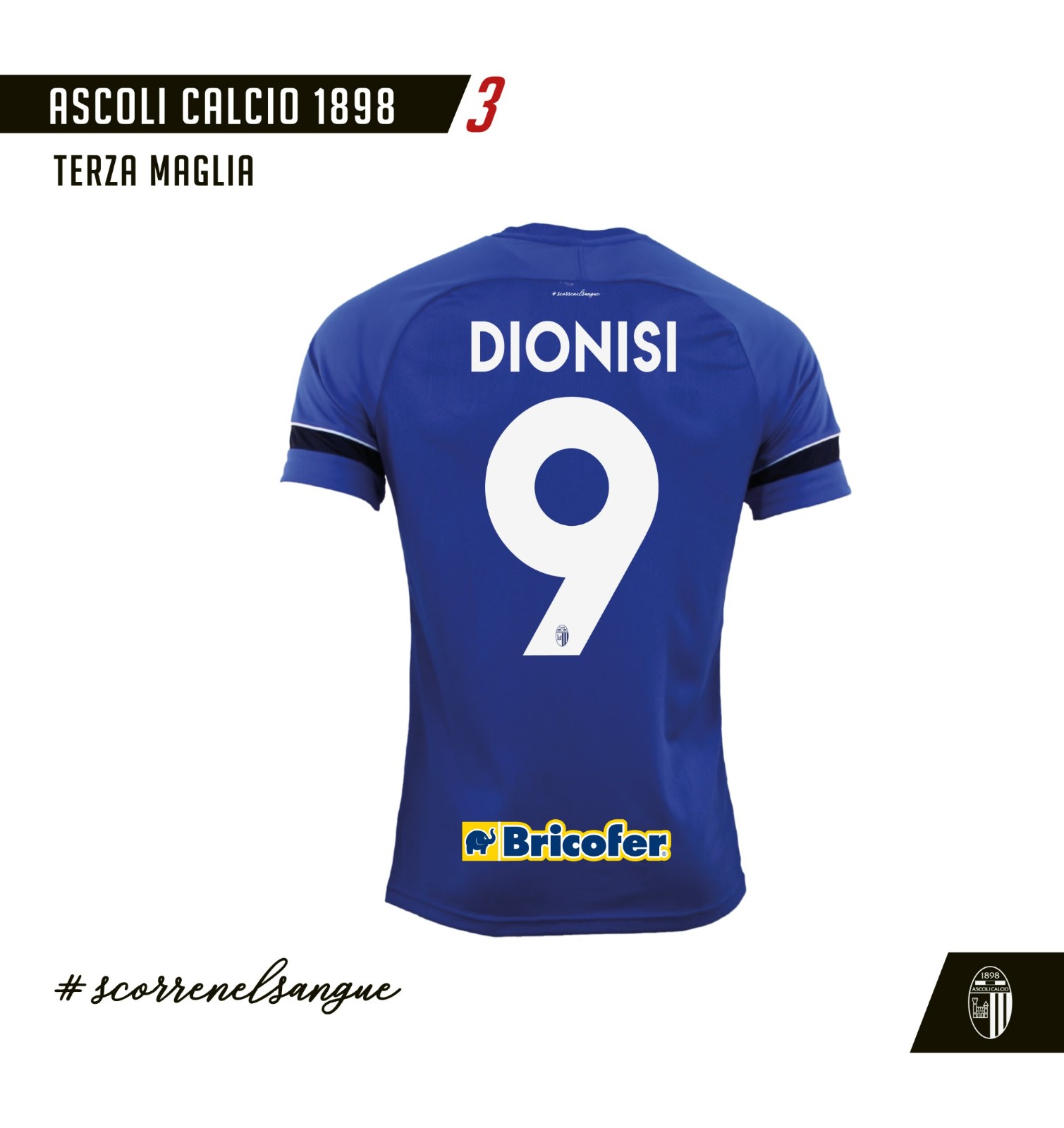 Ascoli 2022-23 Third Kit