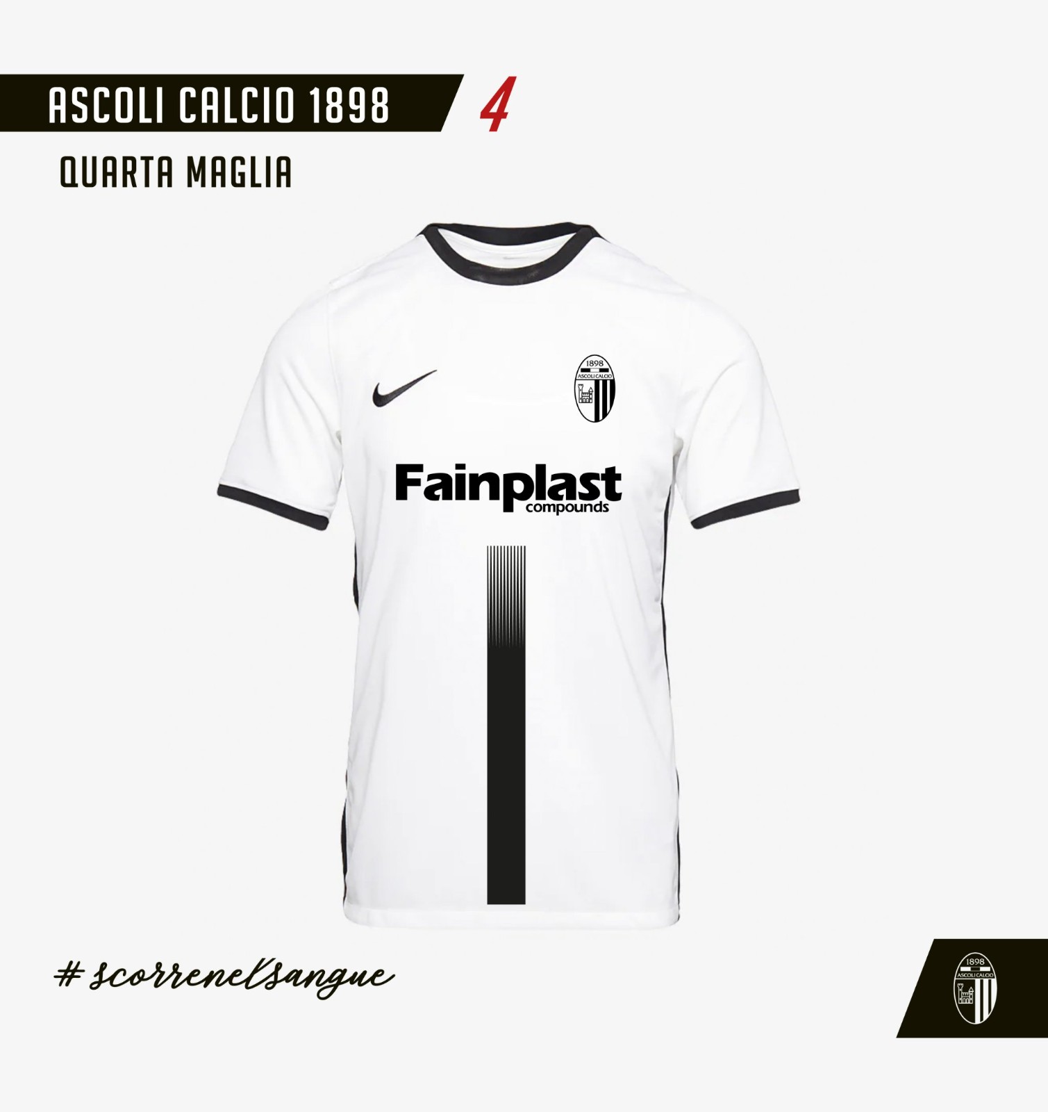 Ascoli 2022-23 Fourth Kit