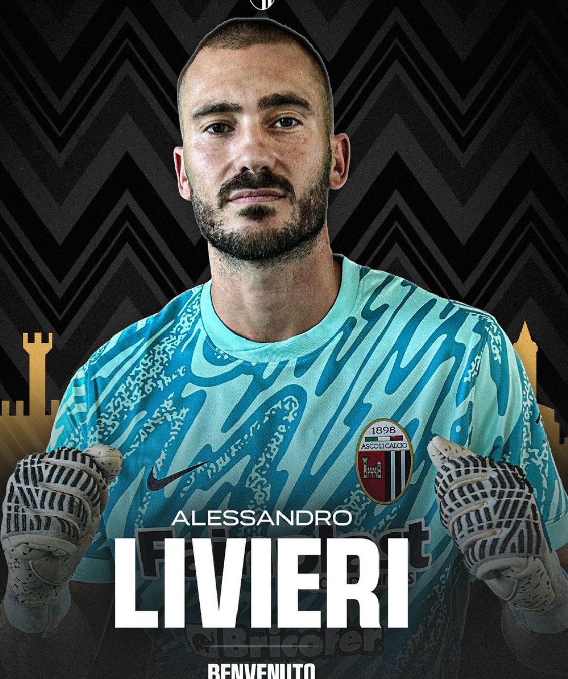 Ascoli 2024-25 GK 1 Kit