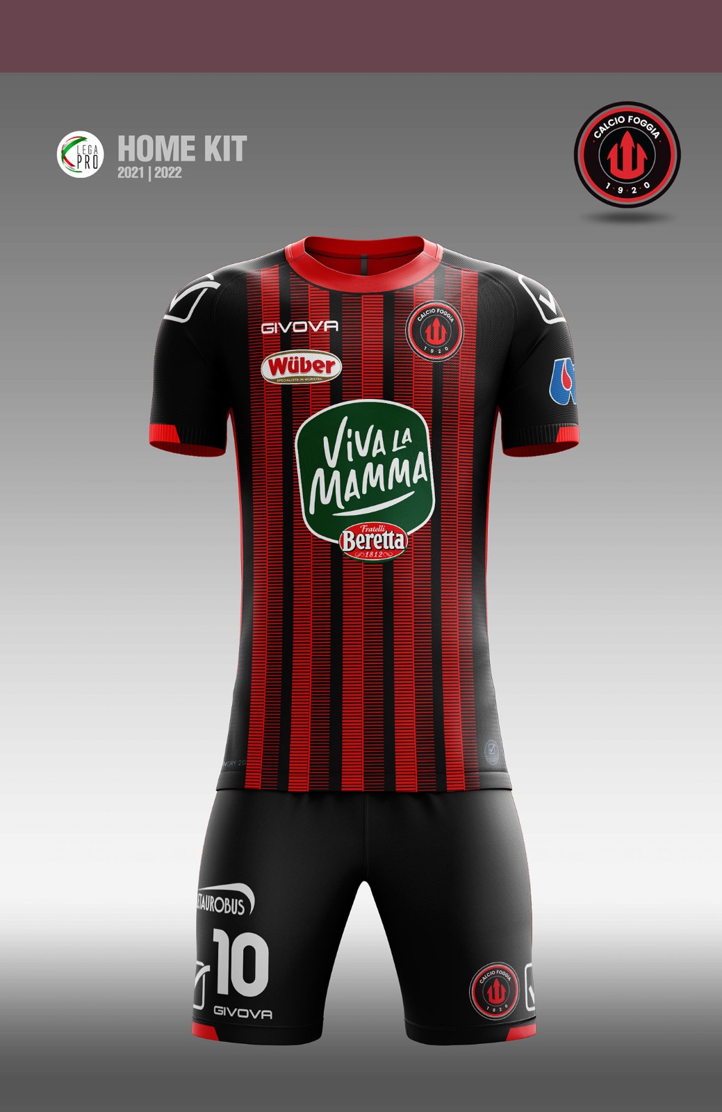 Foggia 2021-22 Home Kit