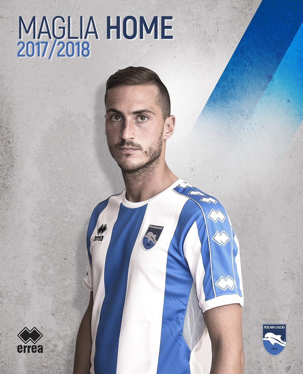 Pescara Calcio 2017-18 Home Kit