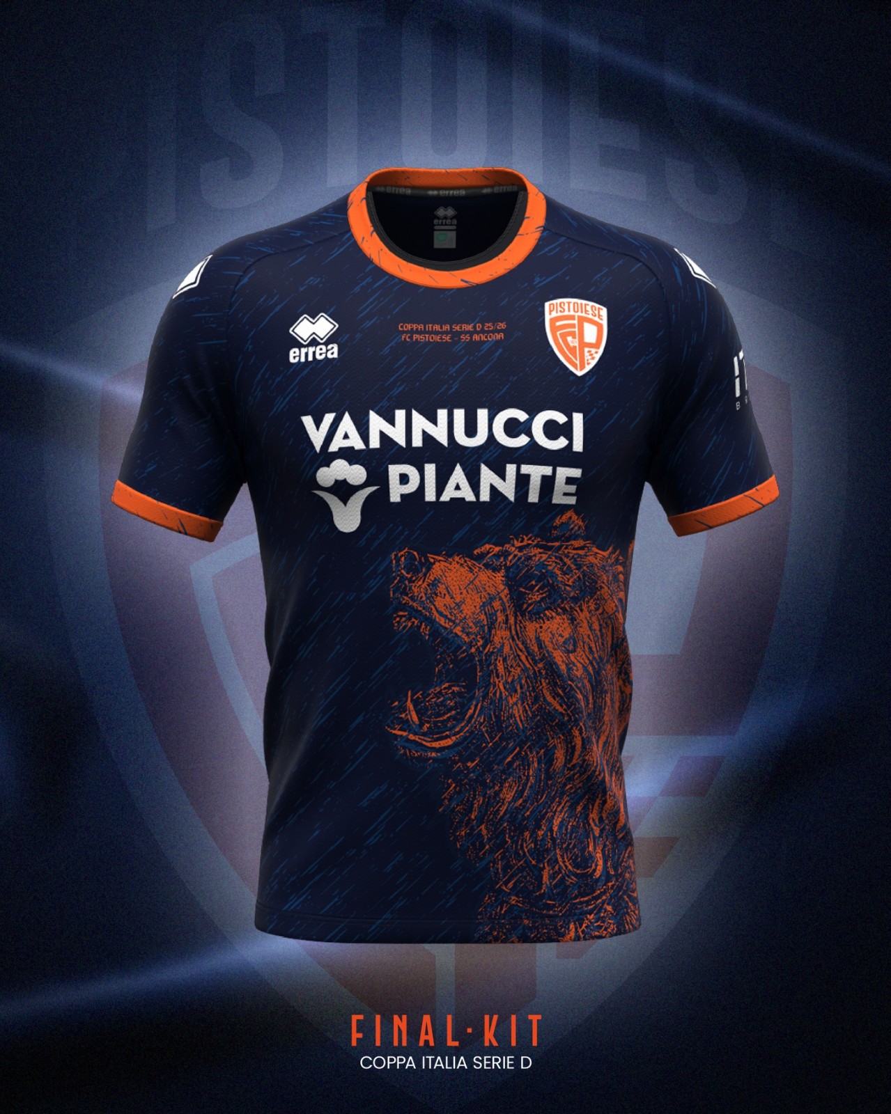 FC Pistoiese 2025-26 Coppa Italia Serie D Final Kit