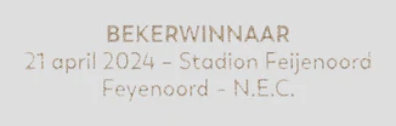 Feyenoord 2023-24 KNVB Cup Final Kit