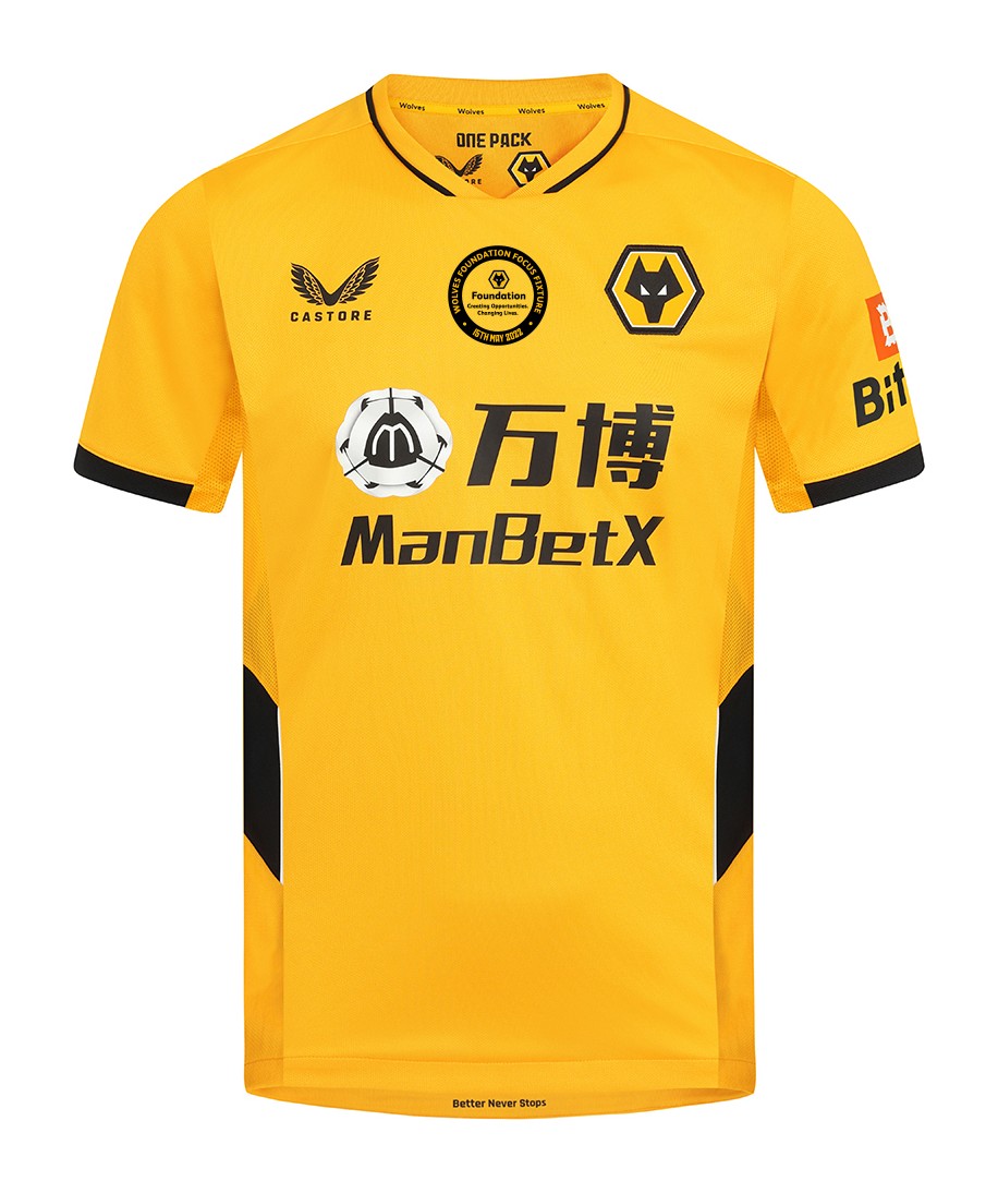 Wolverhampton Wanderers 2021-22 Home 2 Kit