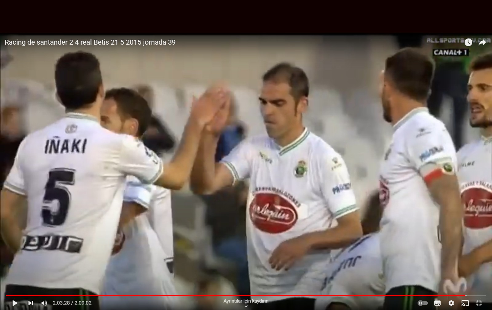 Racing de Santander 2014-15 Home 2 Kit