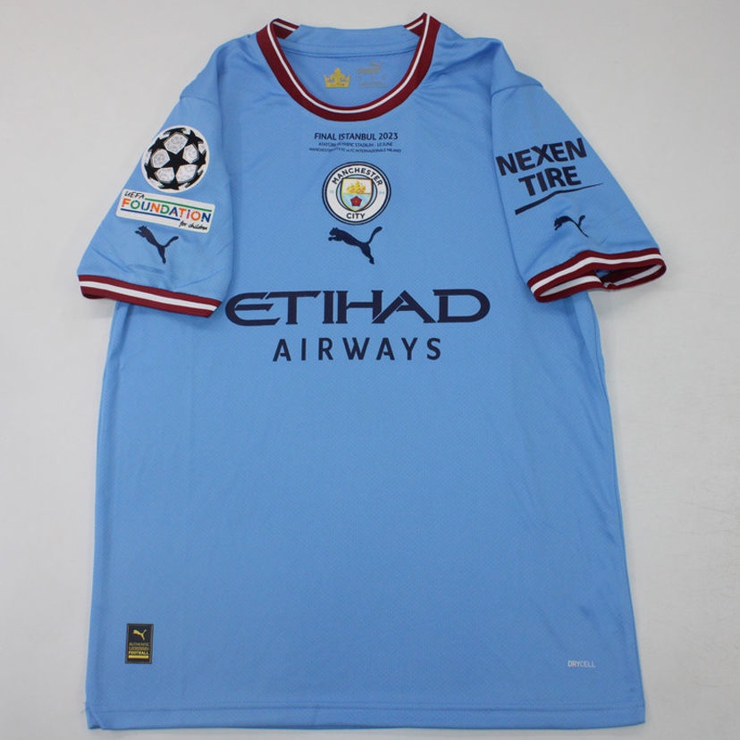 Manchester City 2022-23 Champions League Final Kit