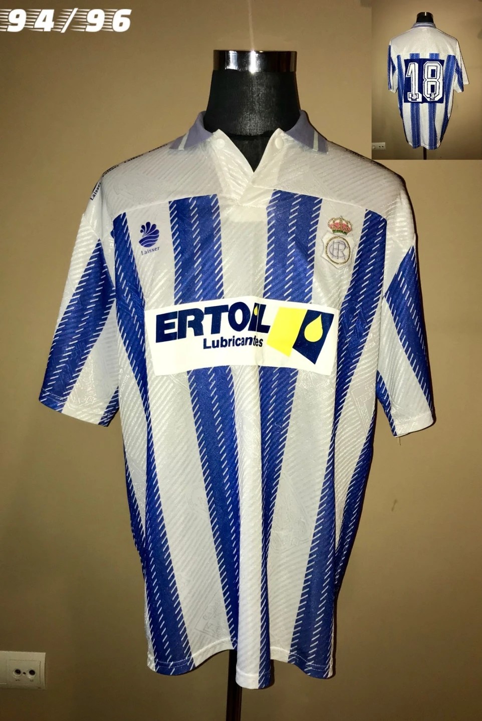 Recreativo de Huelva 1995-96 Home Kit