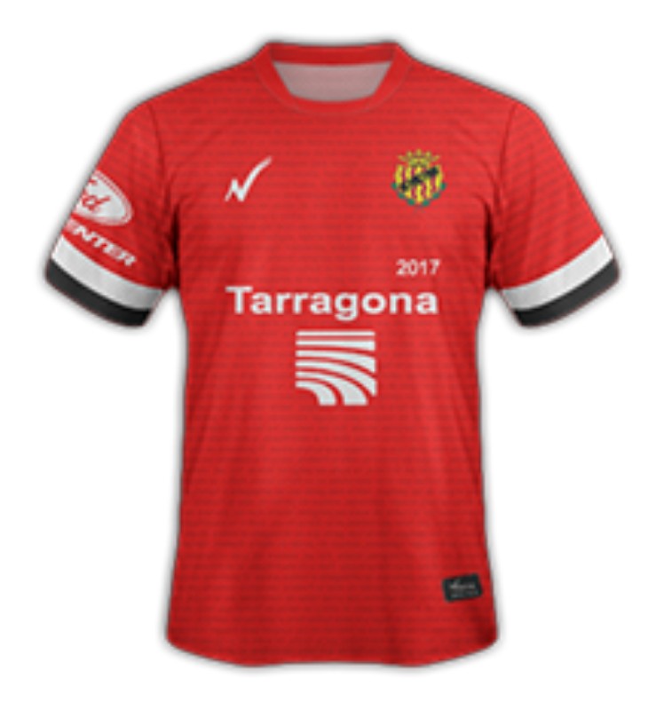 Gimnàstic de Tarragona 2013-14 Home Kit