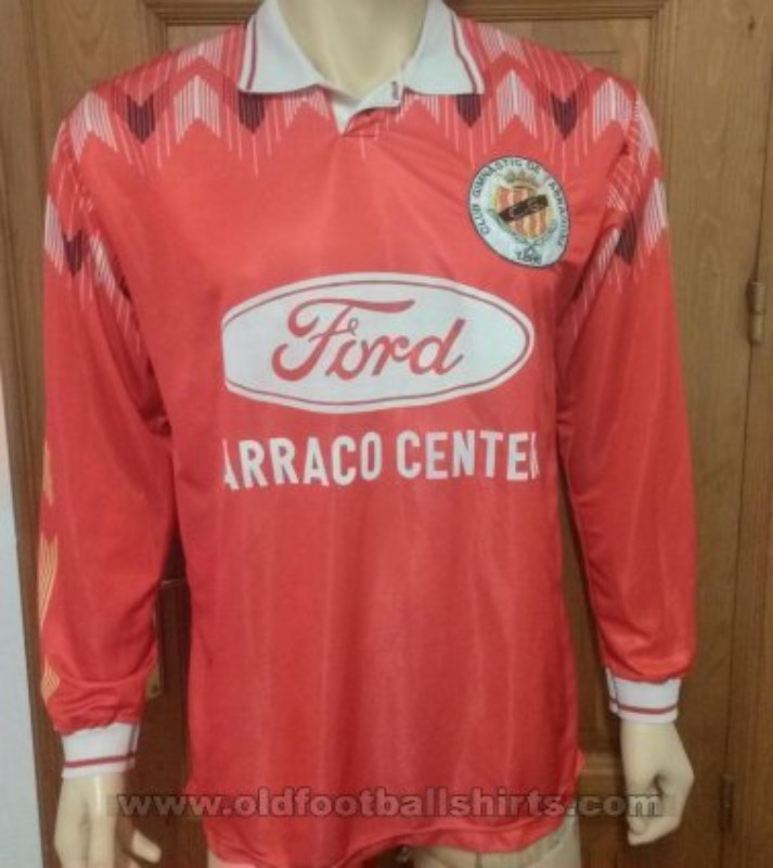Gimnàstic de Tarragona 1995-96 Home Kit