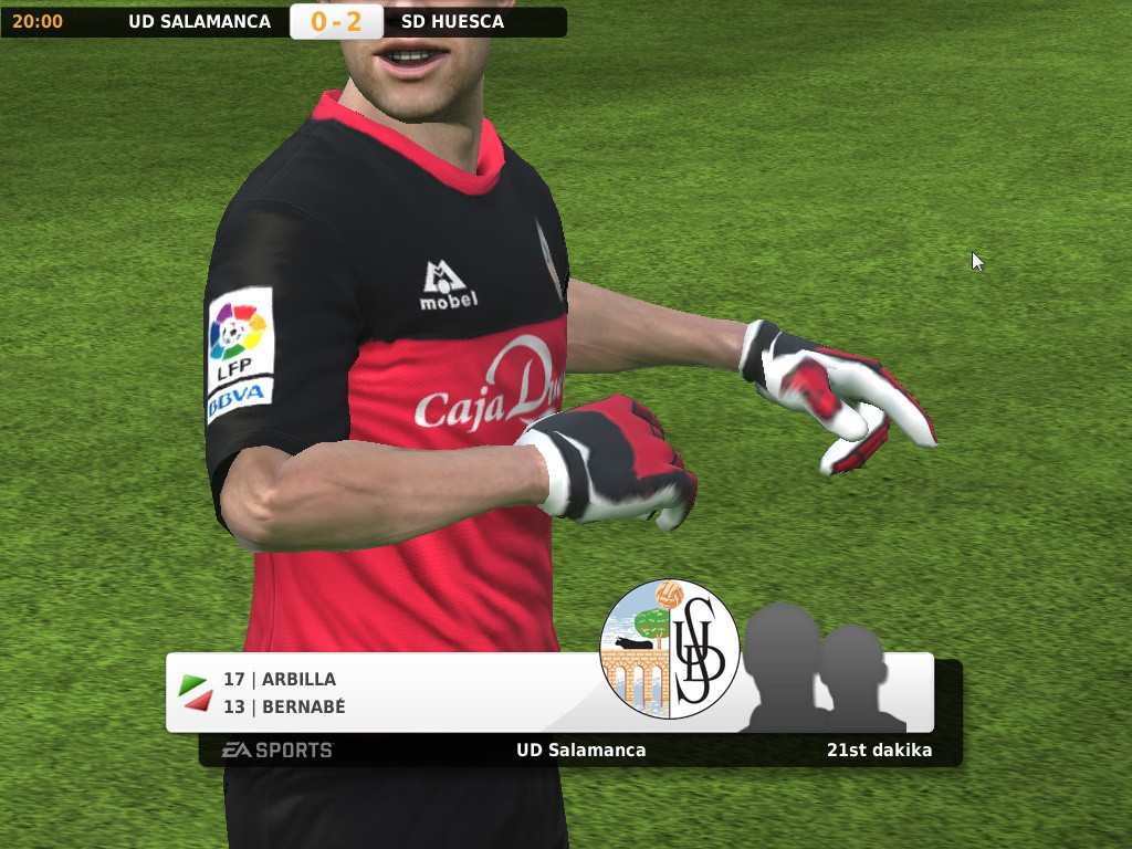 UD Salamanca 2010-11 GK 1 Kit