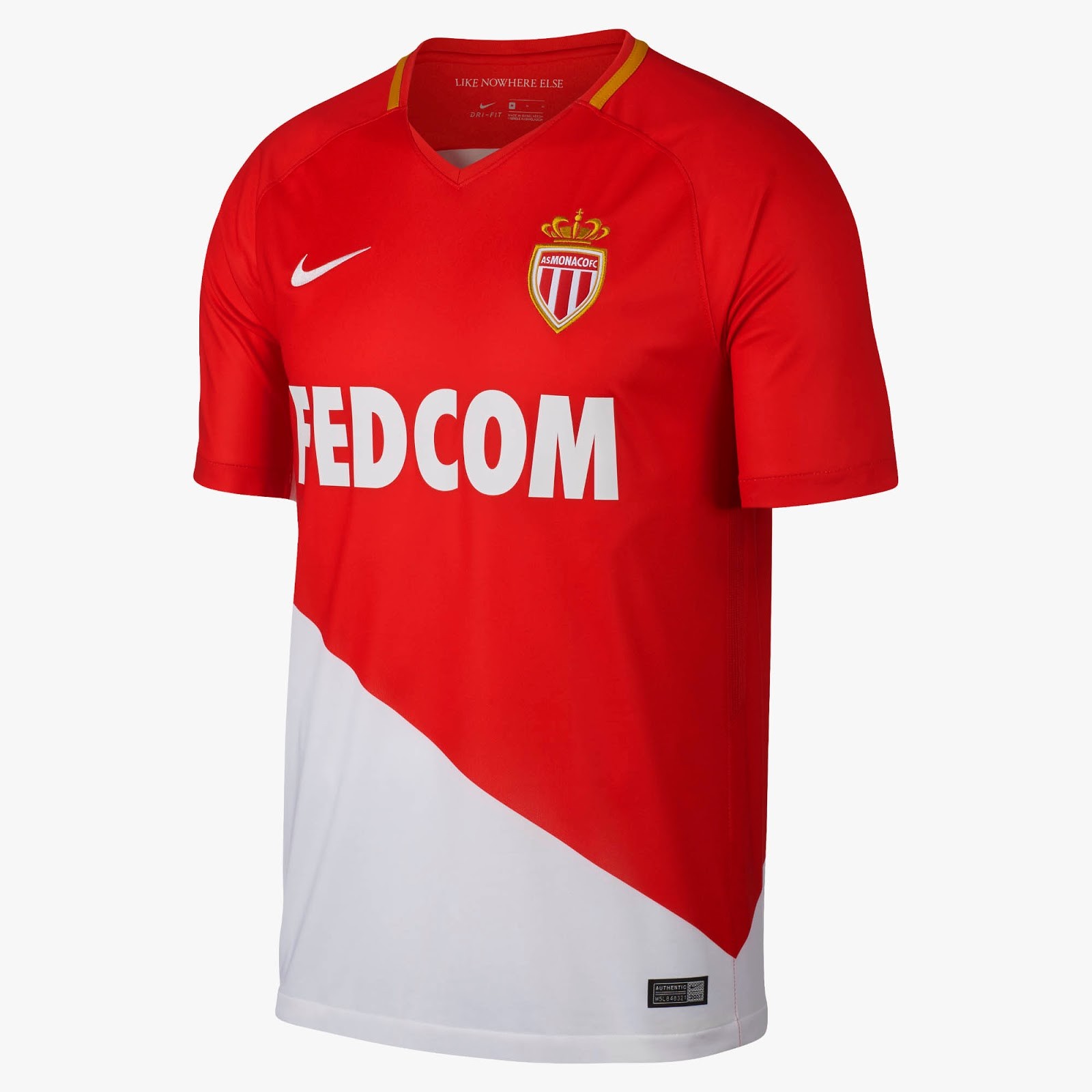 AS Monaco 2017-18 Home Kit