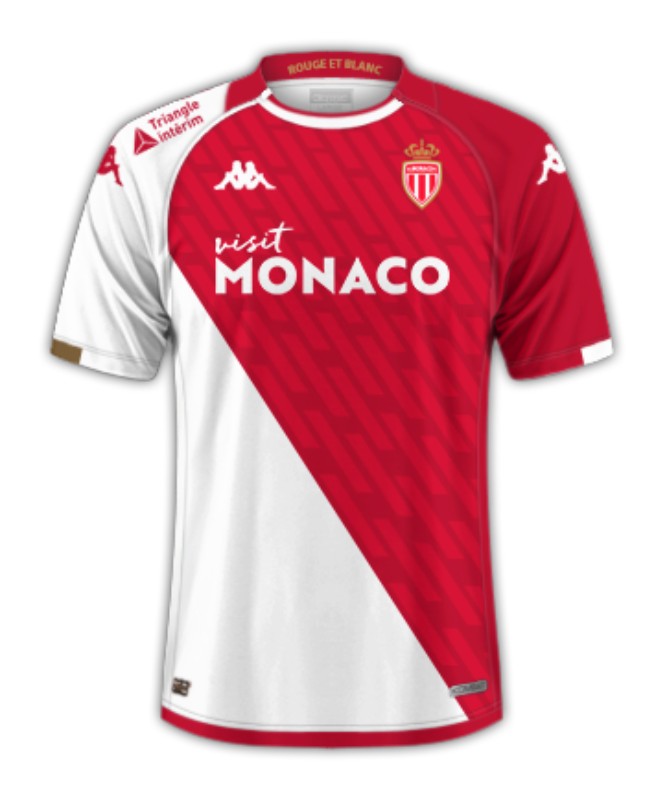 AS Monaco 2023-24 Home Kit