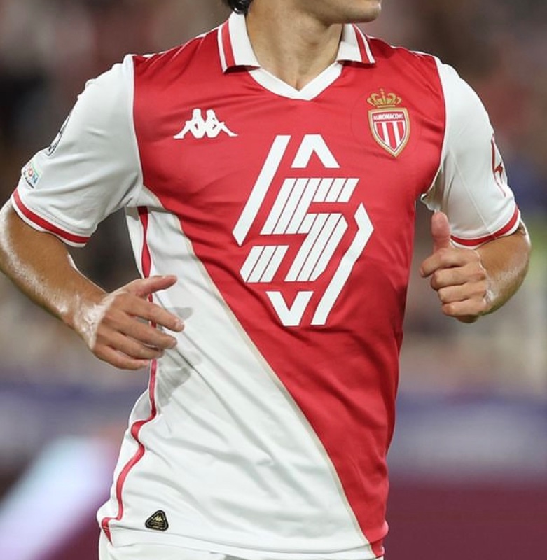 AS Monaco 2024-25 Champions League Home Kit