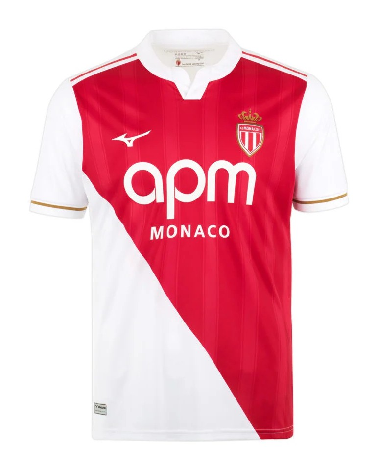 AS Monaco 2025-26 Home Kit