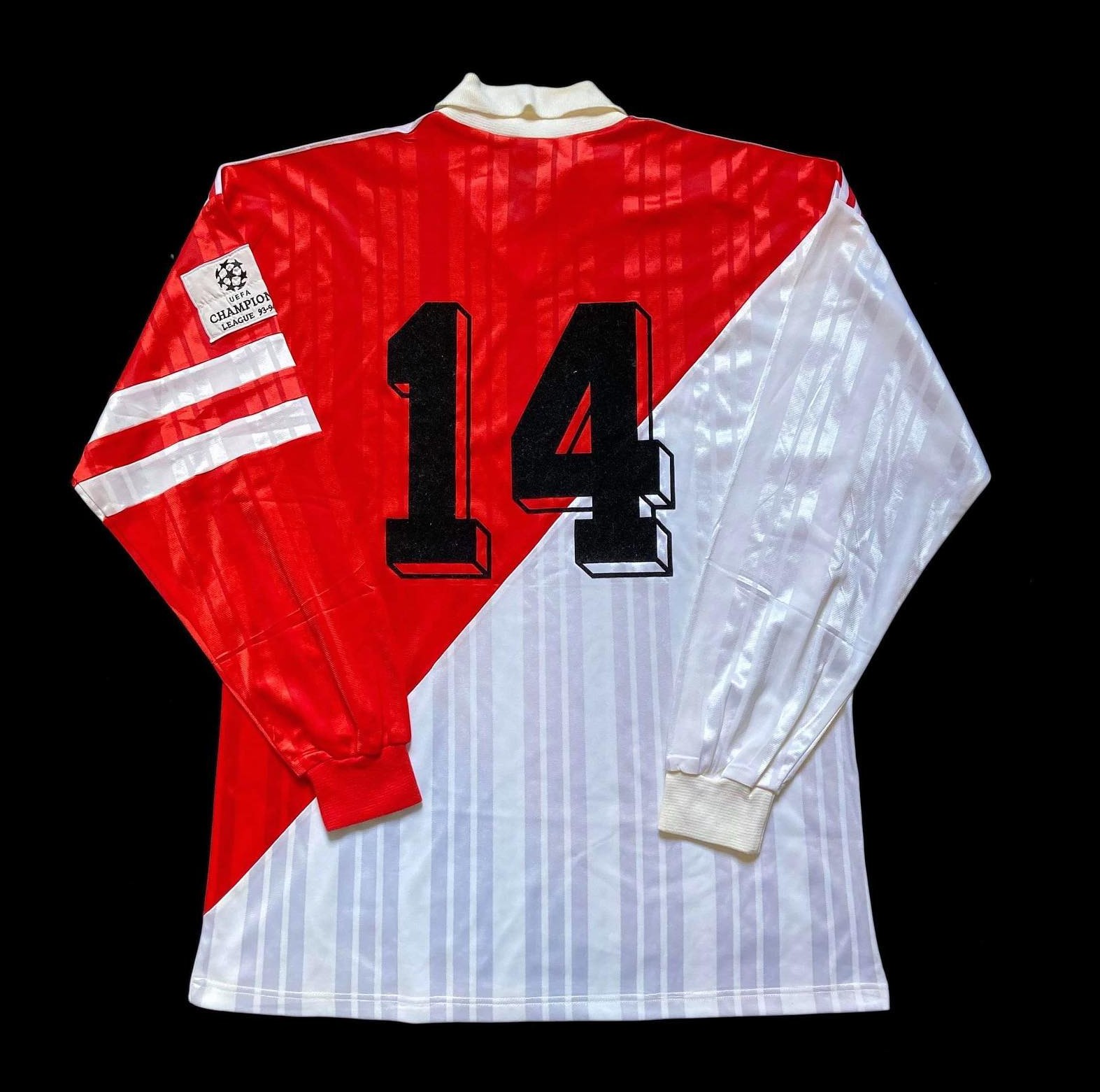 AS Monaco 1993-94 Champions League Home Kit