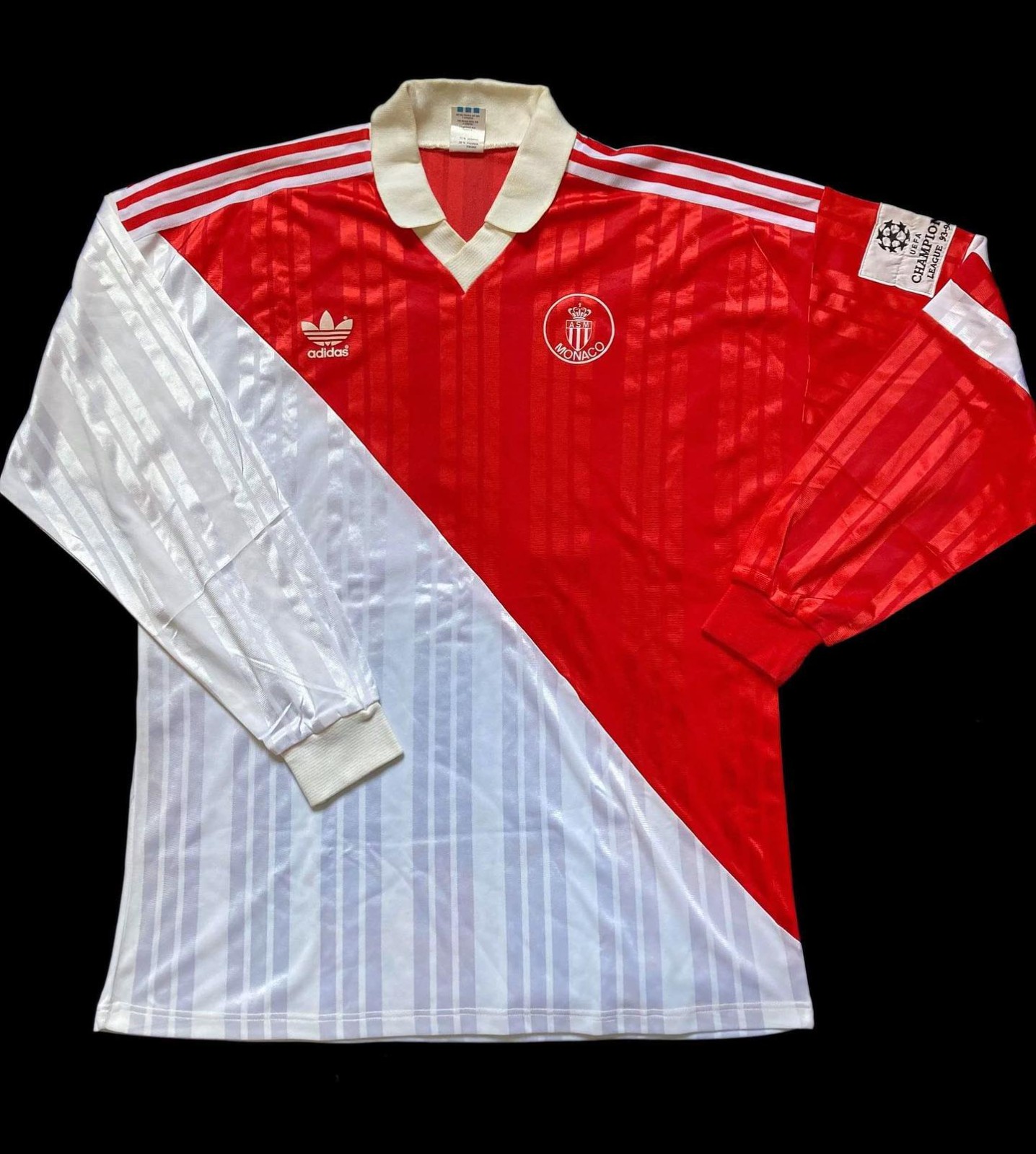 AS Monaco 1993-94 Champions League Home Kit