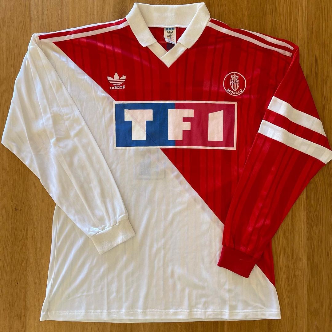 AS Monaco 1993-94 Cup Home Kit