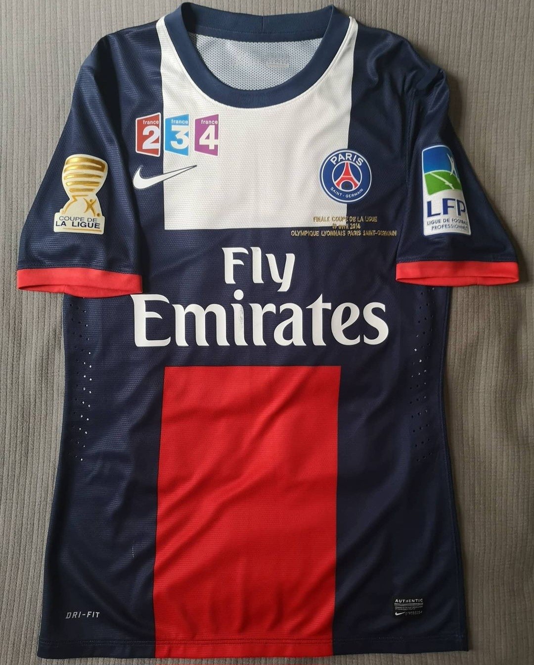Paris Saint-Germain 2013-14 Coupe de la Ligue Final Kit