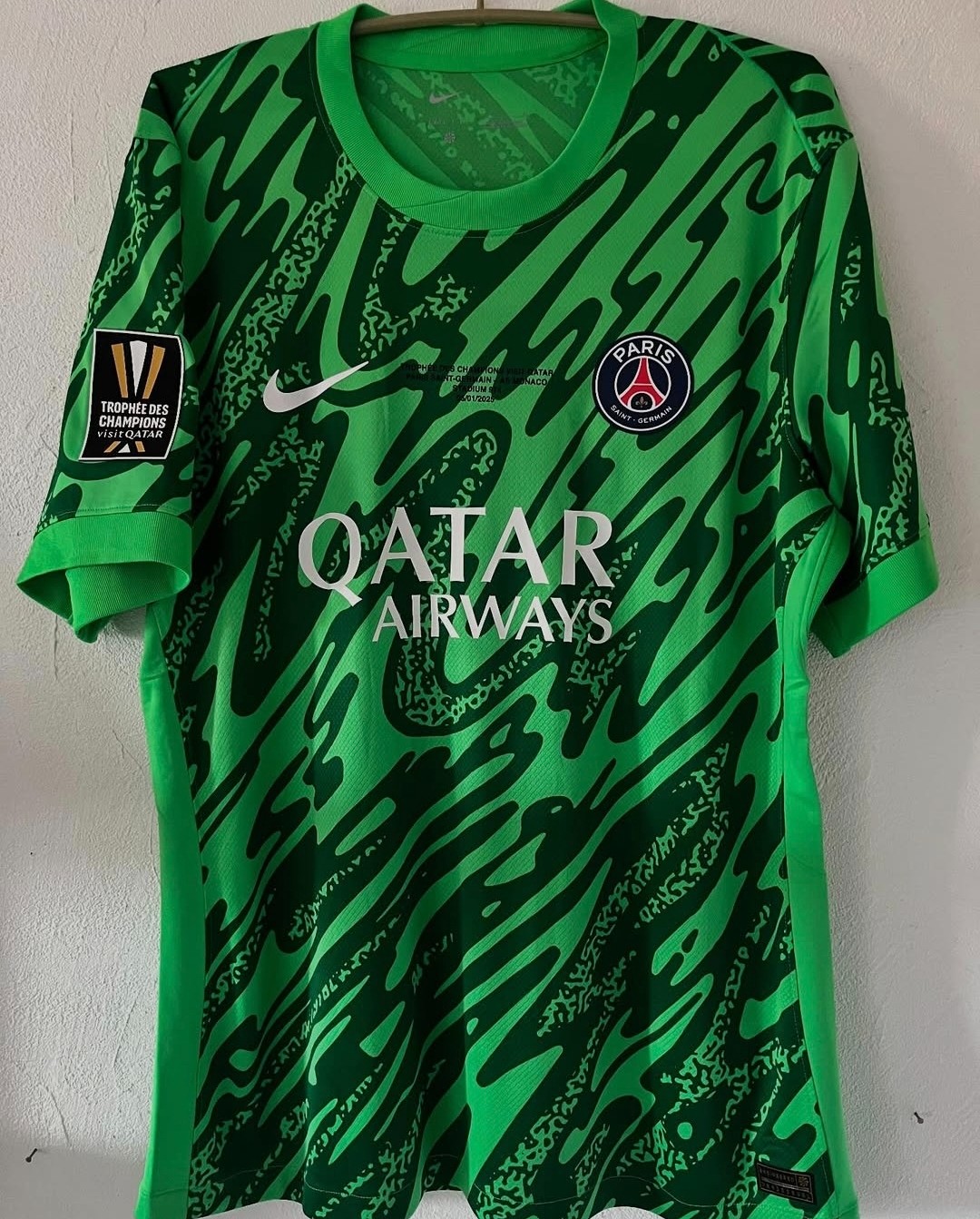 Paris Saint-Germain 2024-25 Trophée des Champions Final GK Kit
