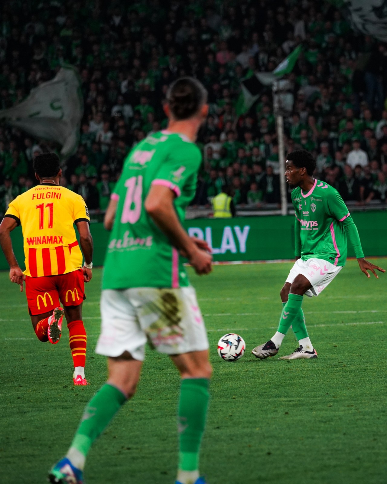 AS Saint-Étienne 2024-25 Pink October Kit