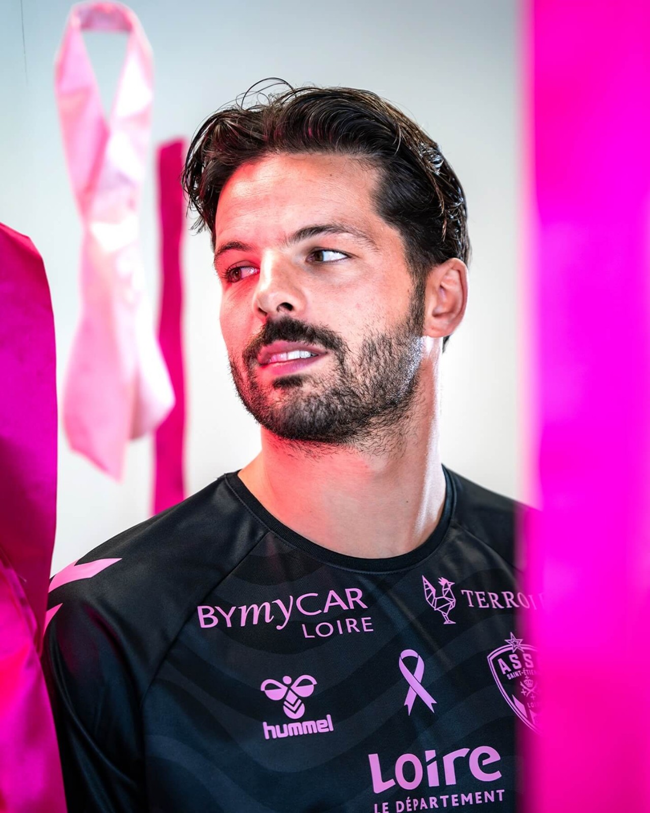 AS Saint-Étienne 2024-25 GK Pink October Kit
