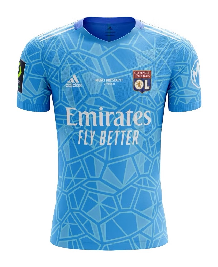 Olympique Lyonnais 2022-23 GK 1 V2 Kit