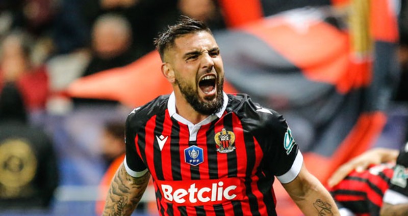 Nice 2021-22 Coupe de France Home Kit