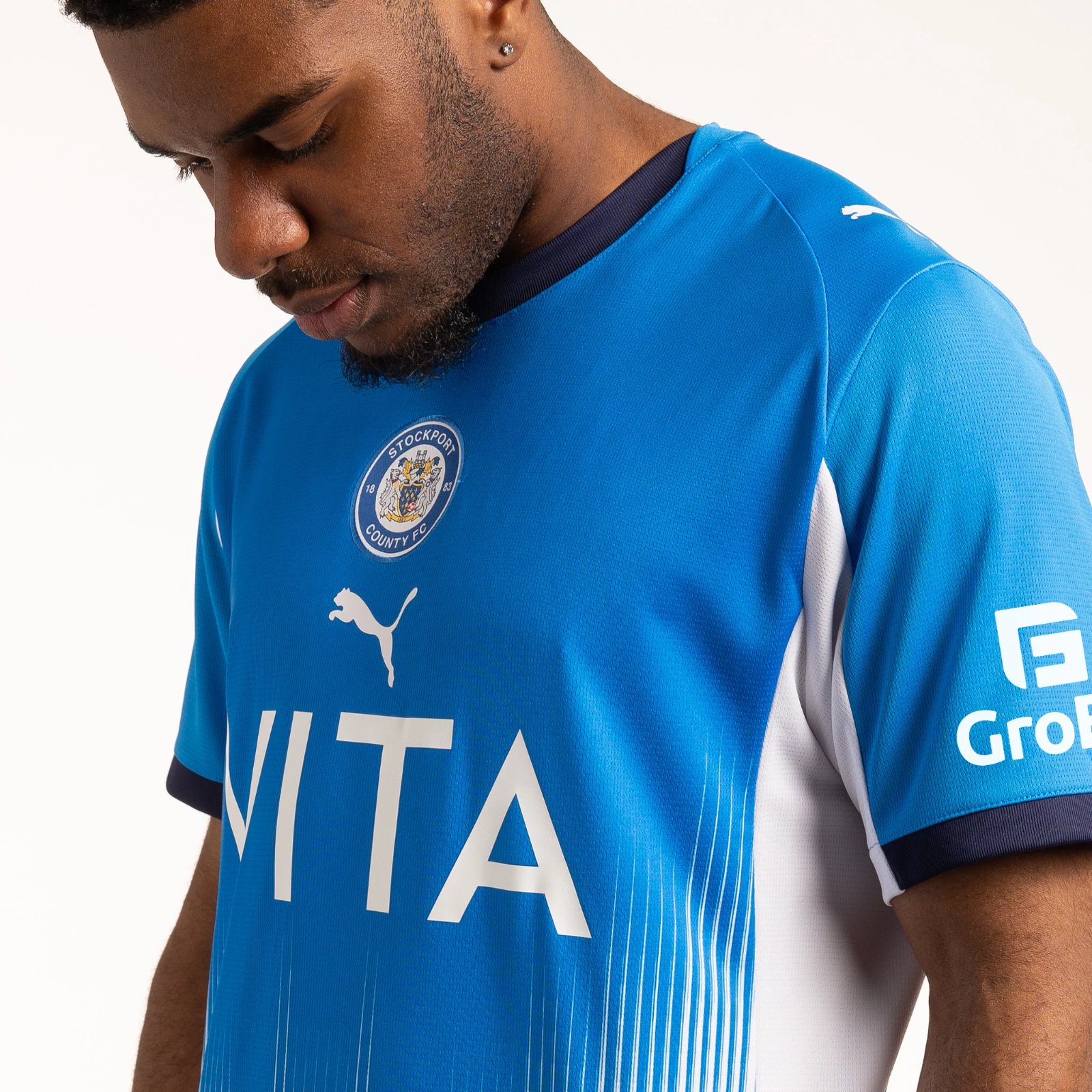 Stockport County 2025-26 Home Kit
