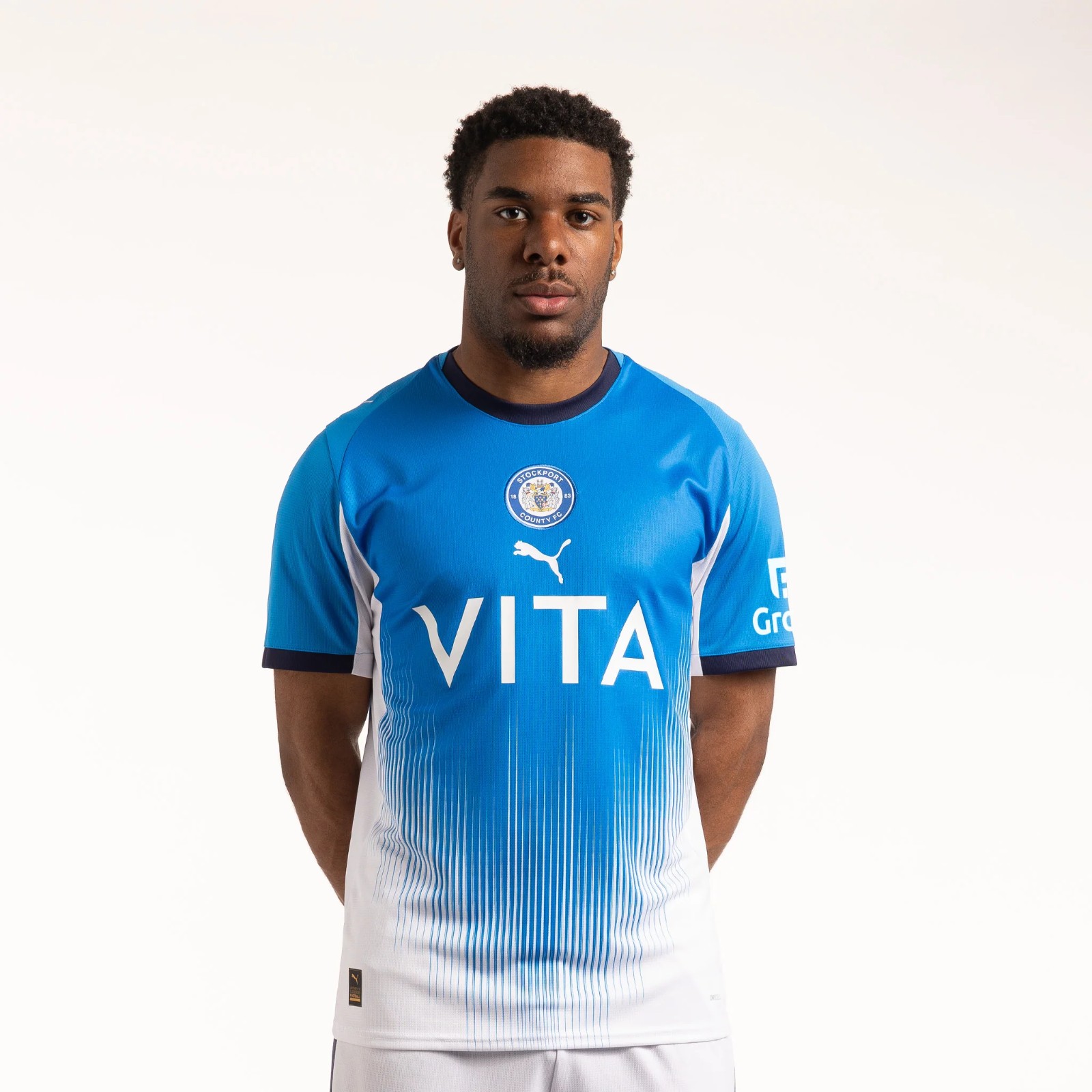 Stockport County 2025-26 Home Kit