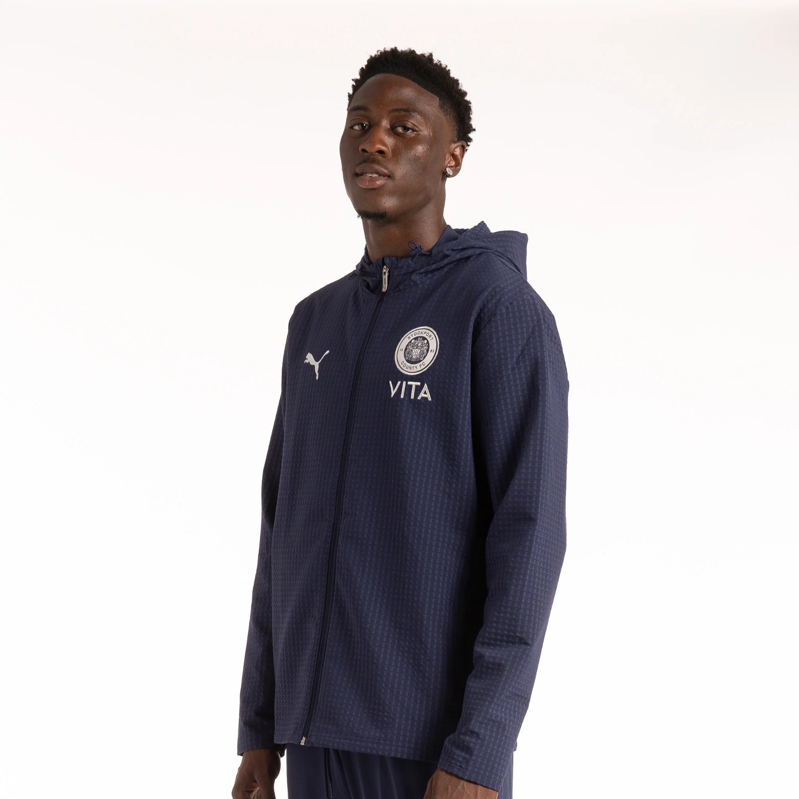 Stockport County 2025-26 Rain 2 Kit