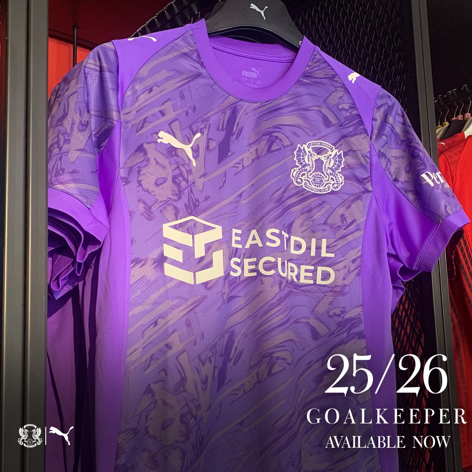 Leyton Orient 2025-26 GK 1 Kit