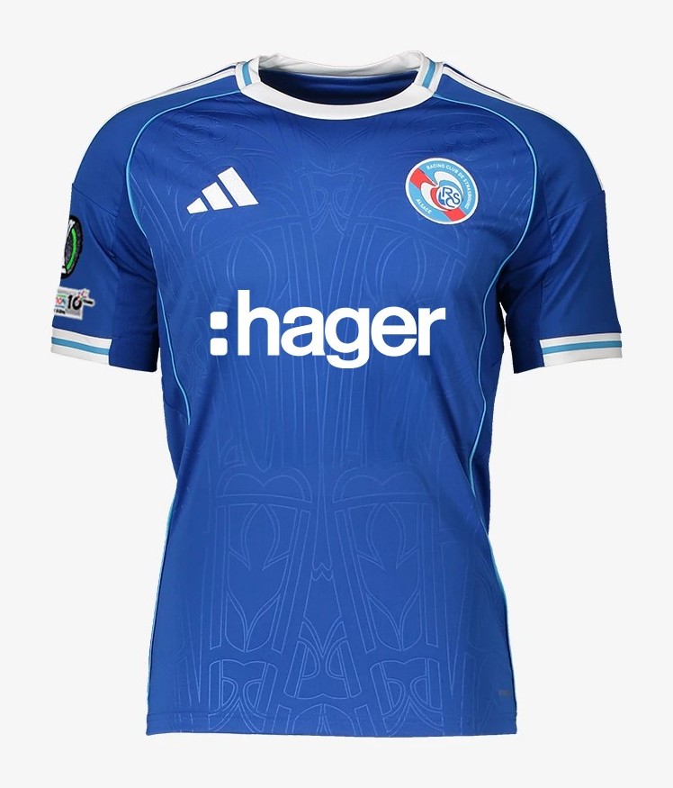 Strasbourg 2025-26 Conference League Home Kit