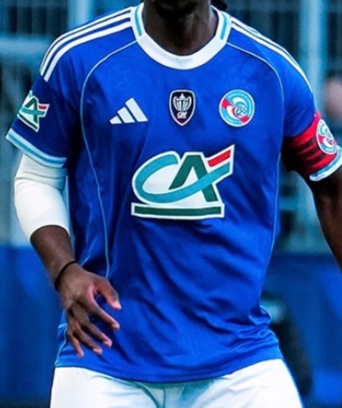 Strasbourg 2025-26 Coupe de France Home Kit