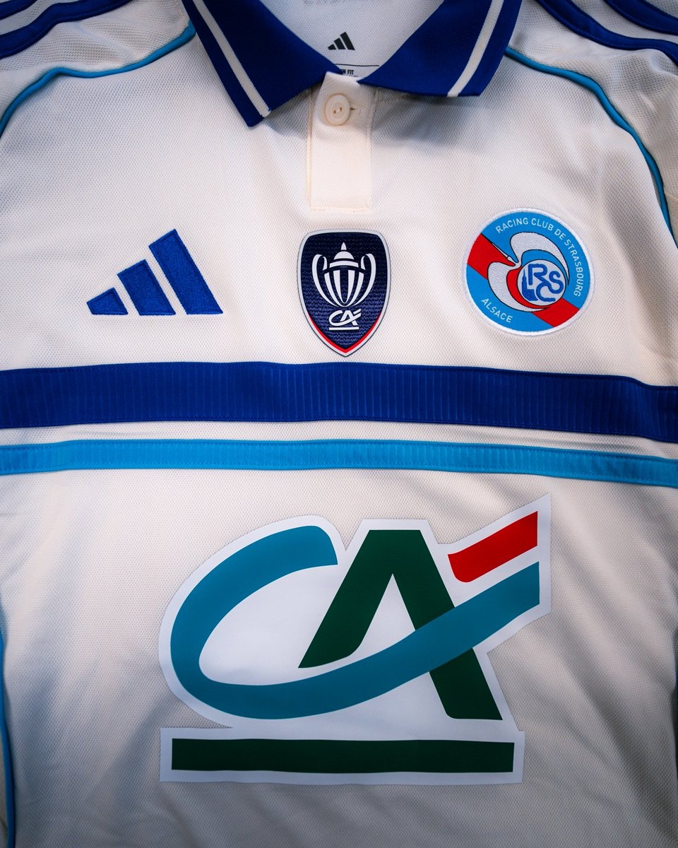 Strasbourg 2025-26 Coupe de France Away Kit