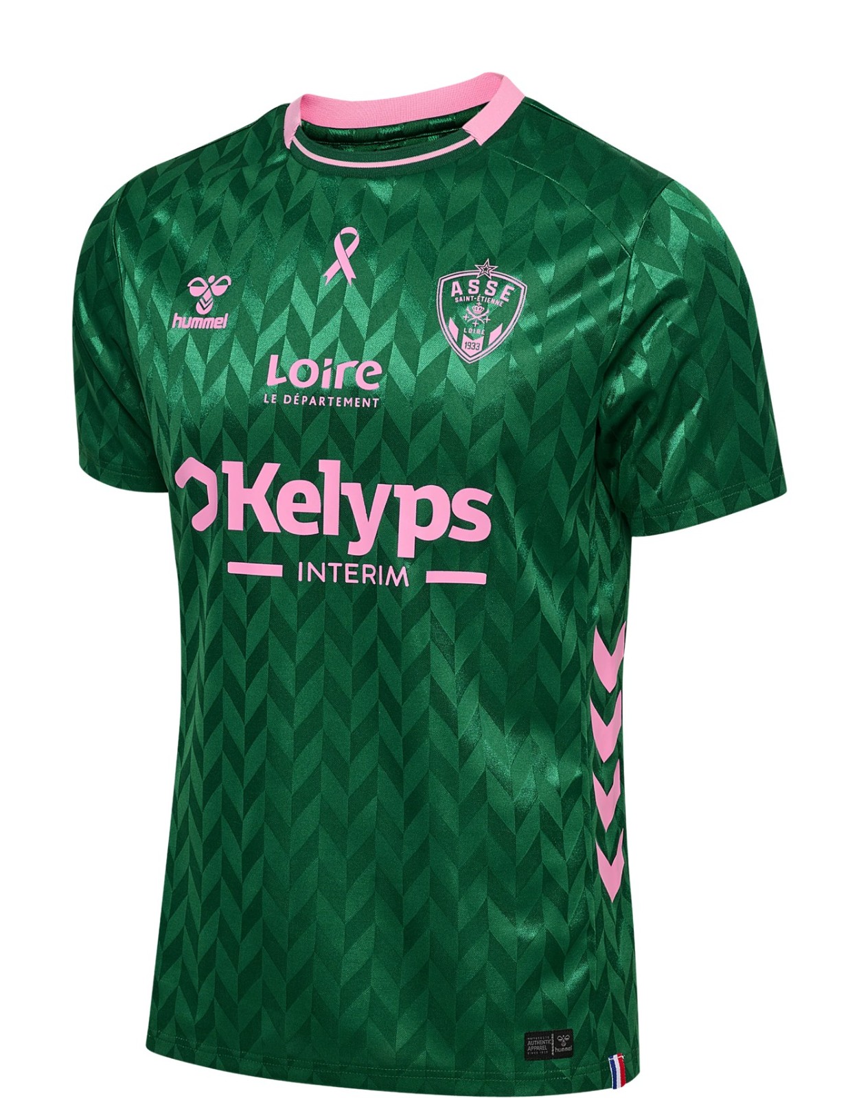AS Saint-Étienne 2025-26 Pink October Kit
