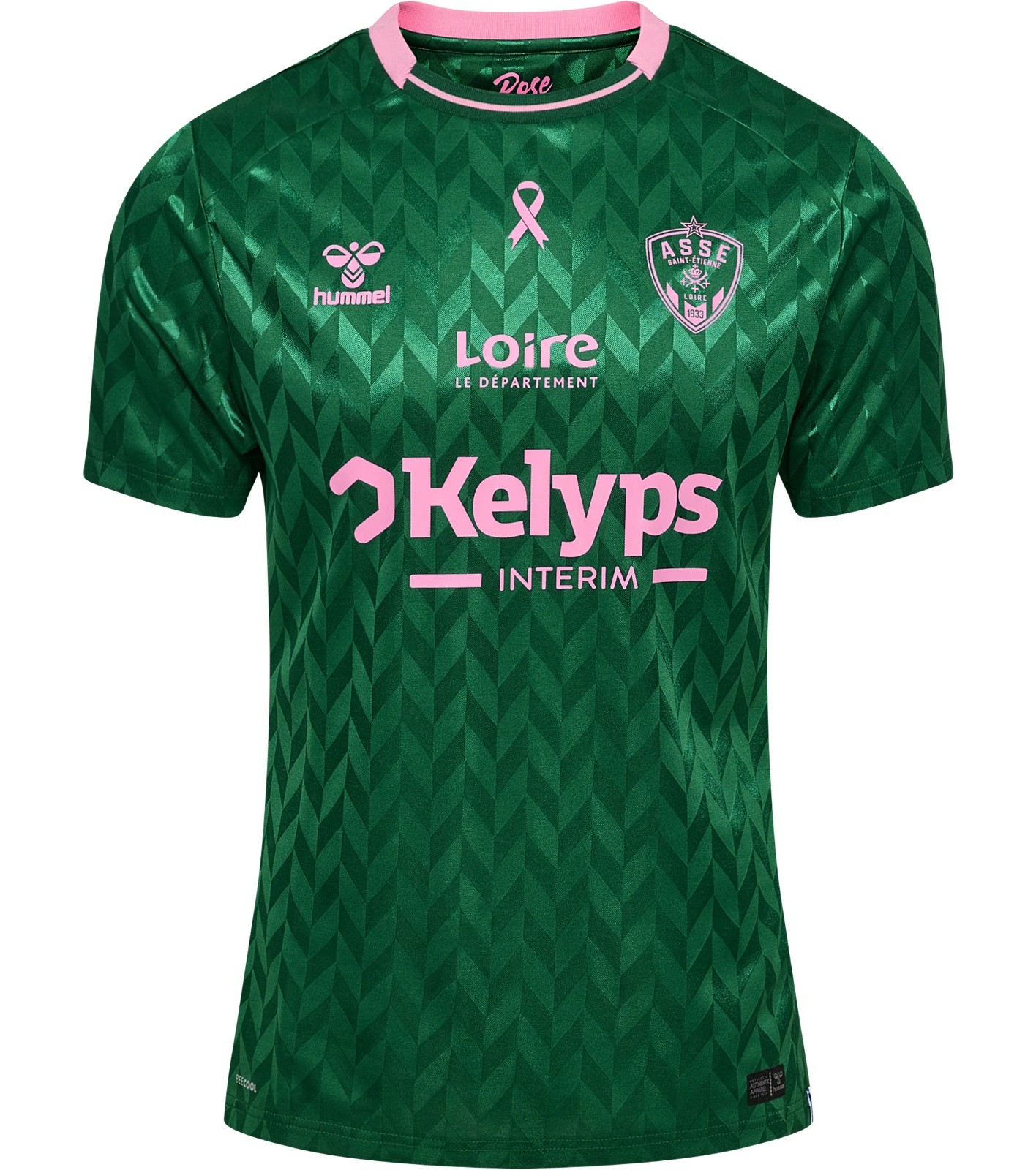 AS Saint-Étienne 2025-26 Pink October Kit