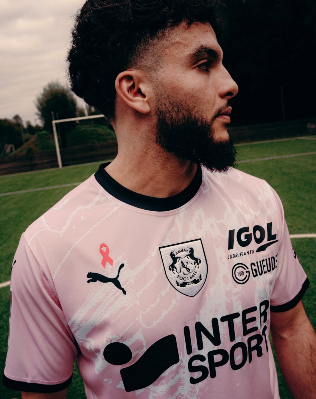 Amiens SC 2025-26 Pink October Kit
