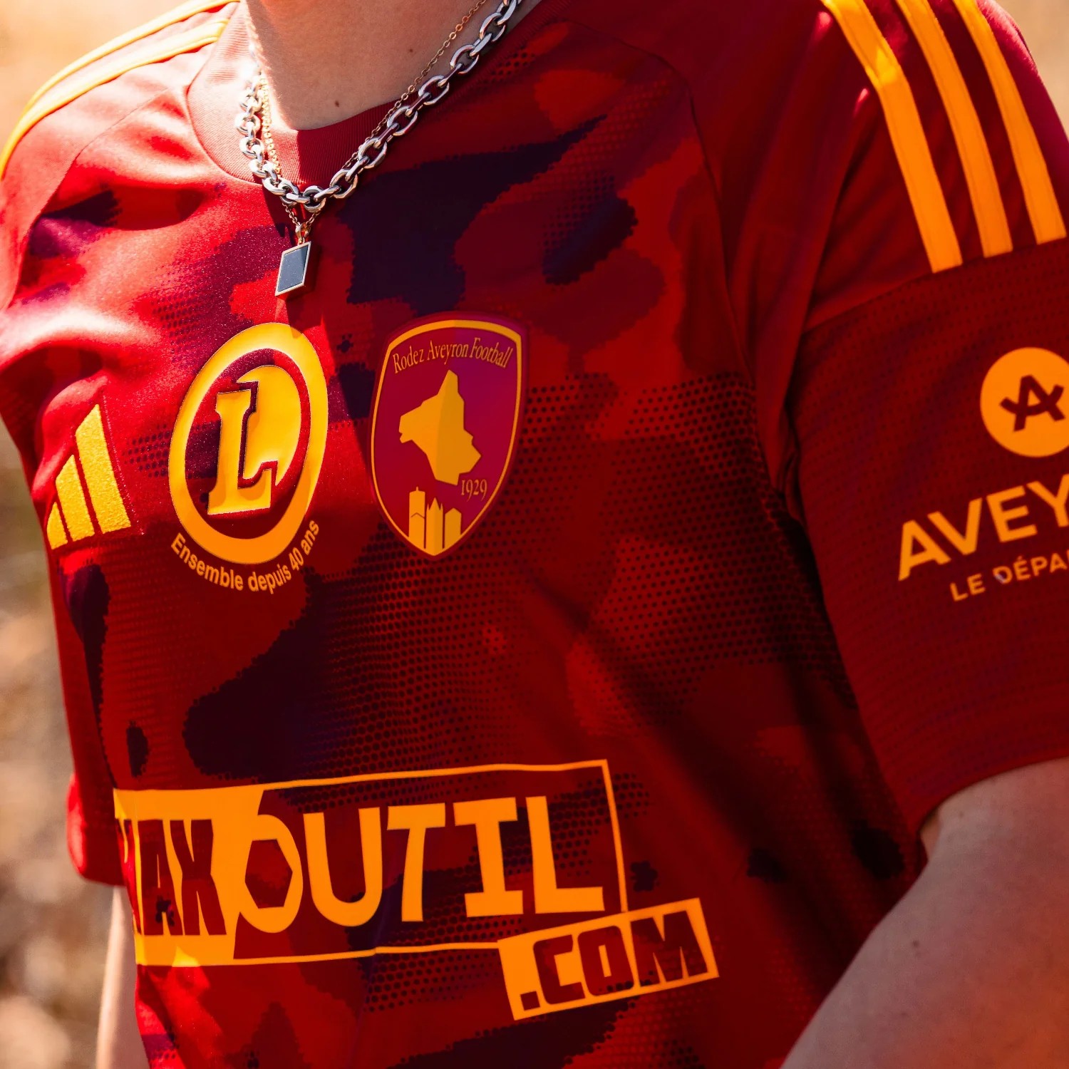 Rodez AF 2025-26 Home Kit