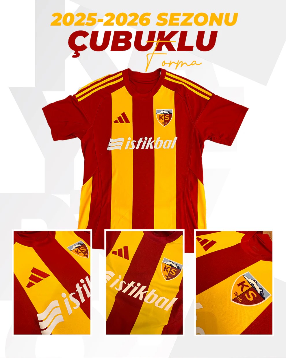 Kayserispor 2025-26 Home Kit